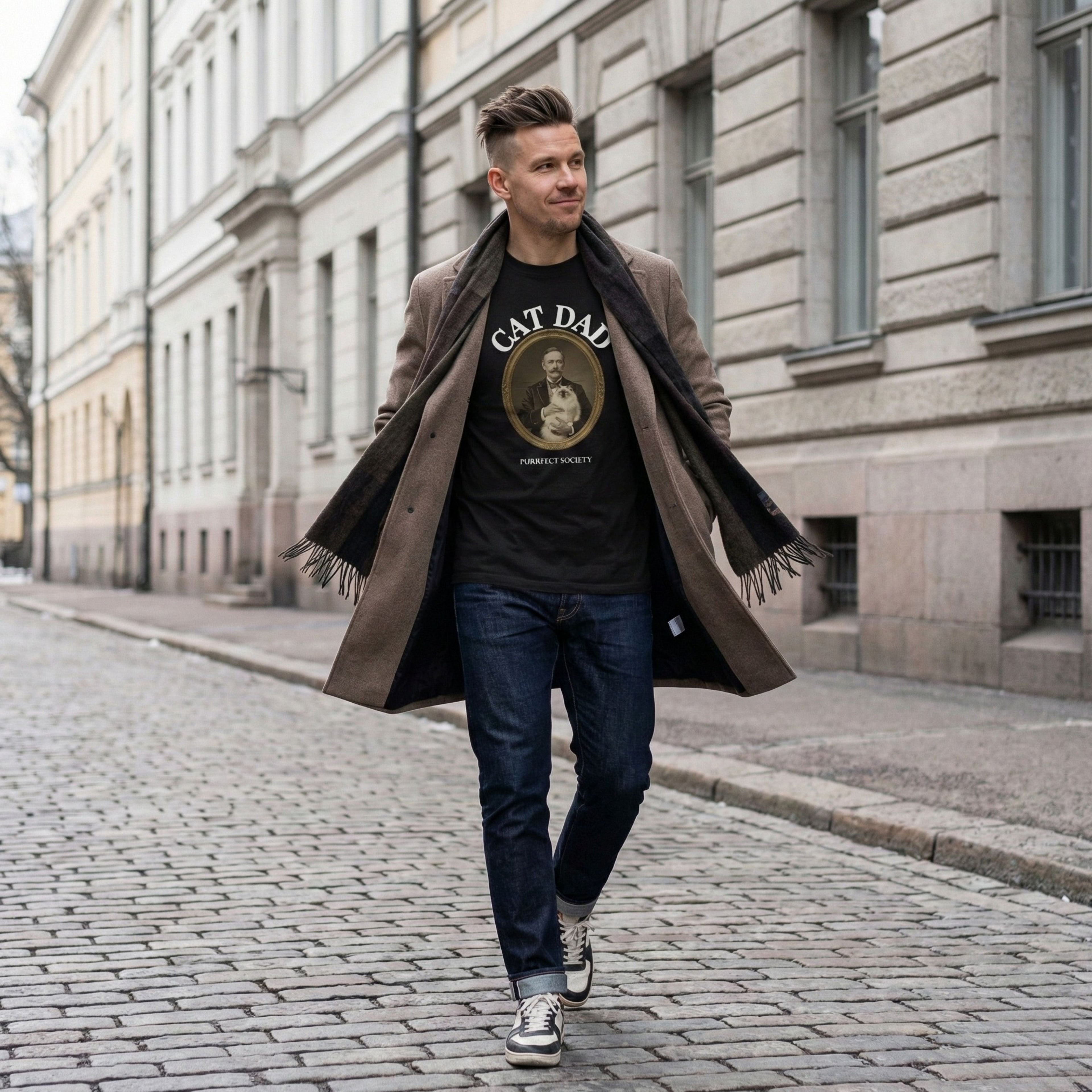 Cat Shirts & Hoodies for Men – Funny, Bold & Aesthetic Cat Clothing