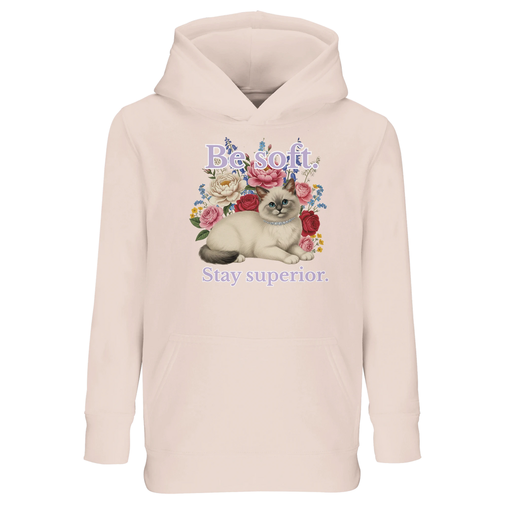 eco kids cat hoodie with be soft stay superior design – premium children’s cat hoodie