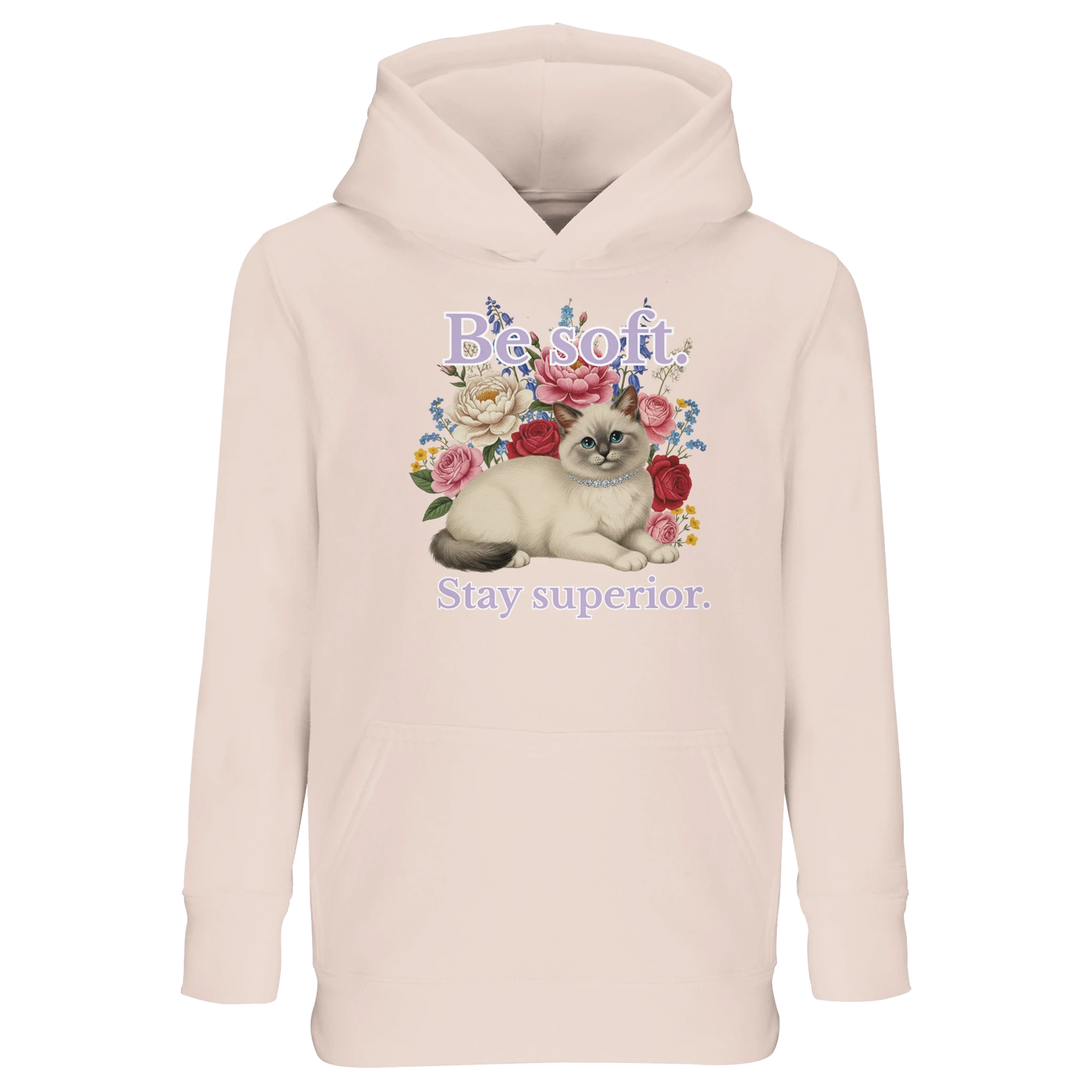 eco kids cat hoodie with be soft stay superior design – premium children’s cat hoodie